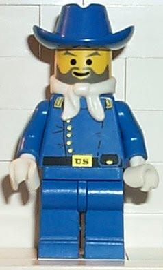 LEGO Minifigure-Cavalry Lieutenant with Bandana-Western / Cowboys-WW003-Creative Brick Builders